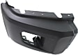 2020 Toyota Tundra - Front, Driver and Passenger Side Bumper End, 4-Door, Crew Cab Pickup (CrewMax), For Models Without Park Assist System, Textured, Plastic