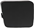 Front, Driver and Passenger Side Tow Eye Covers, Black
