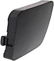 Front, Driver and Passenger Side Tow Eye Covers, Black