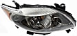2009 Toyota Corolla - Driver and Passenger Side Halogen Headlight, With bulb(s),  North America Built Vehicle, OE Replacement, Sedan