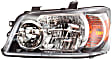 Driver and Passenger Side Halogen Headlight, Without bulb(s), OE Replacement