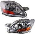 Driver and Passenger Side Headlights, without Bulbs, Halogen, Sedan, For Models with Sport Package