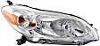 Driver and Passenger Side Halogen Headlight, With bulb(s), OE Replacement