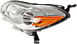 Driver and Passenger Side Halogen Headlight, With bulb(s), OE Replacement