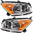 Driver and Passenger Side Headlights, without Bulbs, Halogen, Base/Limited Models, Sport Utility, Japan Built Vehicle, without Sport Package