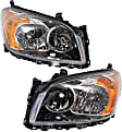 Driver and Passenger Side Headlights, with Bulbs, Halogen, Sport Utility, Japan Built Vehicle