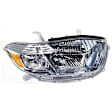 Driver and Passenger Side Halogen Headlight, Without bulb(s), OE Replacement