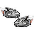 2011 Toyota Prius - Driver and Passenger Side Halogen Headlight, Without bulb(s), OE Replacement