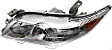 Driver and Passenger Side Headlights, Assembly, Halogen, Chrome Interior, Base/LE/XLE Models, USA Built Vehicle