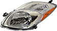 Driver and Passenger Side Headlights, without Bulbs, Halogen, Hatchback