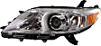 Driver and Passenger Side Headlights, with Bulbs, Halogen, For Models without LED Daytime Running Lights