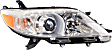 Driver and Passenger Side Headlights, with Bulbs, Halogen, For Models without LED Daytime Running Lights