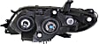 Driver and Passenger Side Headlights, with Bulbs, Halogen, For Models without LED Daytime Running Lights