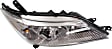 Driver and Passenger Side Headlights, with Bulbs, Halogen, For Models without LED Daytime Running Lights