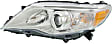 Driver and Passenger Side Halogen Headlight, With bulb(s), Fits Base/XLS Submodels, CAPA Certified