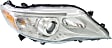 Driver and Passenger Side Halogen Headlight, With bulb(s), Fits Base/XLS Submodels, CAPA Certified