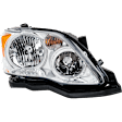 Driver and Passenger Side Headlights, with Bulbs, Halogen, CAPA Certified