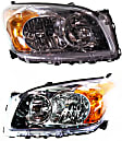Driver and Passenger Side Headlights, with Bulbs, Halogen, Sport Utility, USA Built Vehicle, CAPA Certified