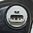 Driver and Passenger Side Halogen Headlight, With bulb(s), OE Replacement