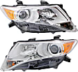 2010 Toyota Venza - Driver and Passenger Side Halogen Headlight, With bulb(s), OE Replacement, CAPA Certified