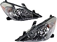 Driver and Passenger Side Headlights, with Bulbs, Halogen, Convertible/Coupe