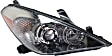 Driver and Passenger Side Headlights, with Bulbs, Halogen, Convertible/Coupe