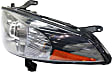 Driver and Passenger Side Headlights, with Bulbs, Halogen, Convertible/Coupe