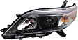 Driver and Passenger Side Headlights, with Bulbs, Halogen, SE Model