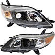 2013 Toyota Sienna - Driver and Passenger Side Halogen Headlight, With bulb(s), OE Replacement, CAPA Certified