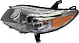 2013 Toyota Sienna - Driver and Passenger Side Halogen Headlight, With bulb(s), OE Replacement, CAPA Certified