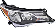 2013 Toyota RAV4 - Driver and Passenger Side Halogen Headlight, With bulb(s), USA Built Vehicle, OE Replacement