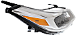 Driver and Passenger Side Halogen Headlight, With bulb(s), OE comparable