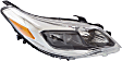 Driver and Passenger Side Halogen Headlight, With bulb(s), OE comparable, CAPA CERTIFIED