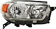 Driver and Passenger Side Headlights, without Bulbs, Halogen, For Models with Trail Package