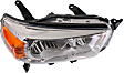 2011 Toyota 4Runner - Driver and Passenger Side Headlights, without Bulbs, Halogen, For Models without Trail Package, CAPA Certified