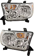 2013 Toyota Tundra - Driver and Passenger Side Halogen Headlight, With bulb(s), OE Replacement, CAPA Certified
