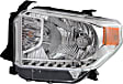 Driver and Passenger Side Headlights, with Bulbs, Halogen, without Automatic Leveling Headlights without LED Running Lights, without level adjuster, CAPA Certified
