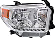 Driver and Passenger Side Headlights, with Bulbs, Halogen, without Automatic Leveling Headlights without LED Running Lights, without level adjuster, CAPA Certified