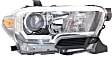 Driver and Passenger Side Headlights, with Bulbs, Halogen, with fog light, without LED daytime running light