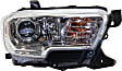 Driver and Passenger Side Headlights, with Bulbs, Halogen, without fog light and LED daytime running light, CAPA Certified