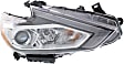2017 Nissan Altima - Driver and Passenger Side Halogen Headlight, With bulb(s), For Models Without Daytime Running Light, OE Replacement