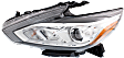 2016-2018 Nissan Altima - Driver and Passenger Side Headlights, with Bulbs, Halogen, For Models without Daytime Running Light, CAPA Certified