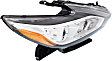 2016-2018 Nissan Altima - Driver and Passenger Side Headlights, with Bulbs, Halogen, For Models without Daytime Running Light, CAPA Certified