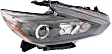 Driver and Passenger Side Headlights, with Bulbs, Halogen, For Models without Daytime Running Light, CAPA Certified
