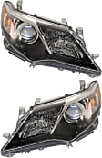 2014 Toyota Camry - Driver and Passenger Side Halogen Headlight, With bulb(s), OE Replacement