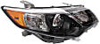 2014 Toyota Camry - Driver and Passenger Side Halogen Headlight, With bulb(s), OE Replacement, CAPA Certified