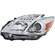 2013 Toyota Prius - Driver and Passenger Side Halogen Headlight, Without bulb(s), OE Replacement