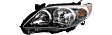 2012 Toyota Corolla - Driver and Passenger Side Halogen Headlight, With bulb(s), North America Built Vehicle, OE Replacement, CAPA Certified
