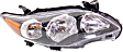 2012 Toyota Corolla - Driver and Passenger Side Halogen Headlight, With bulb(s), North America Built Vehicle, OE Replacement, CAPA Certified