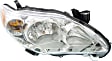Driver and Passenger Side Headlights, with Bulbs, Halogen, North America Built Vehicle, CAPA CERTIFIED